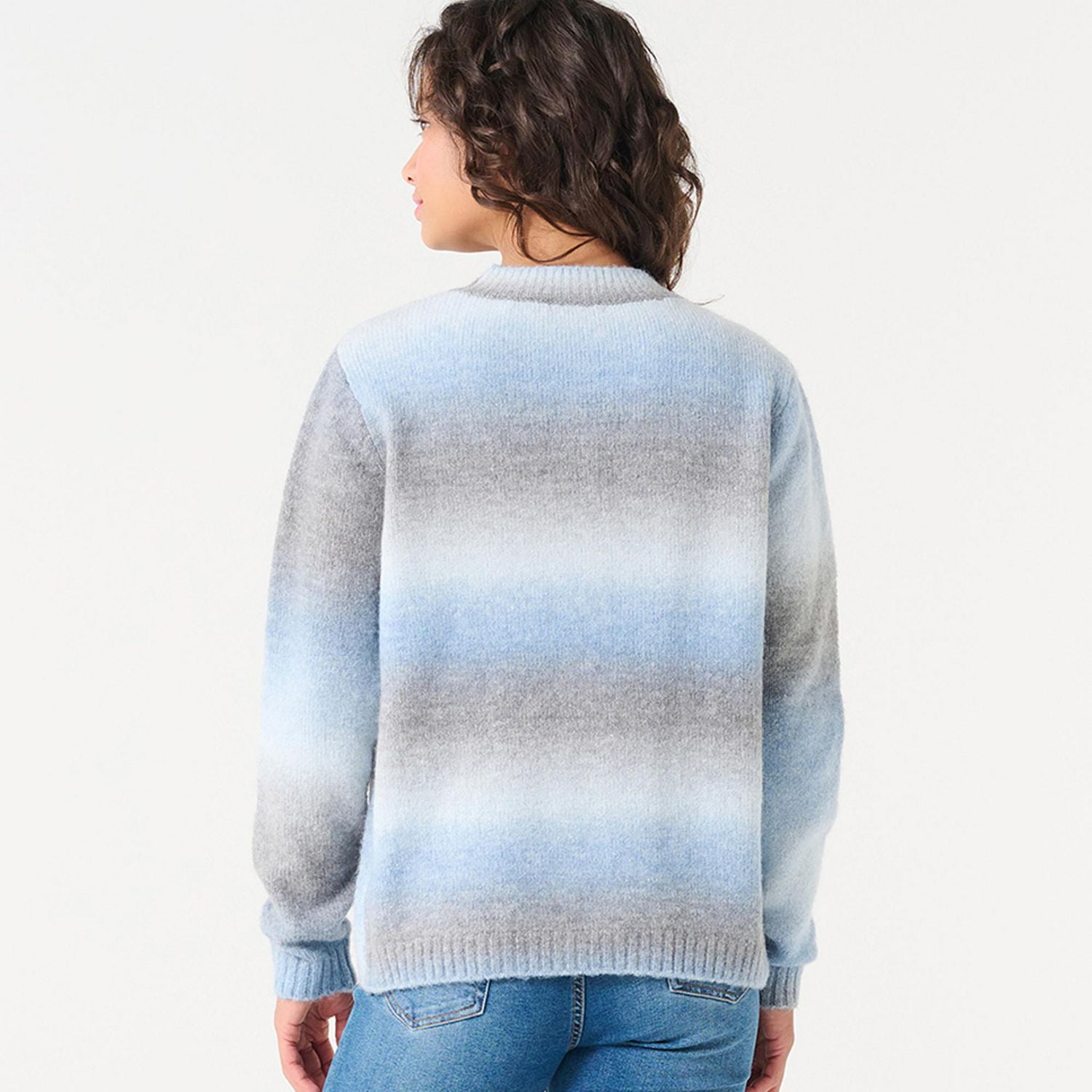 DV V-NECK SPACE-DYE CARDIGAN