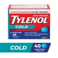 thumbnail image 1 of Tylenol Extra Stength Cold eZ Tabs, Relieves Cold symptoms, Nighttime, 40 Count, 1 of 9