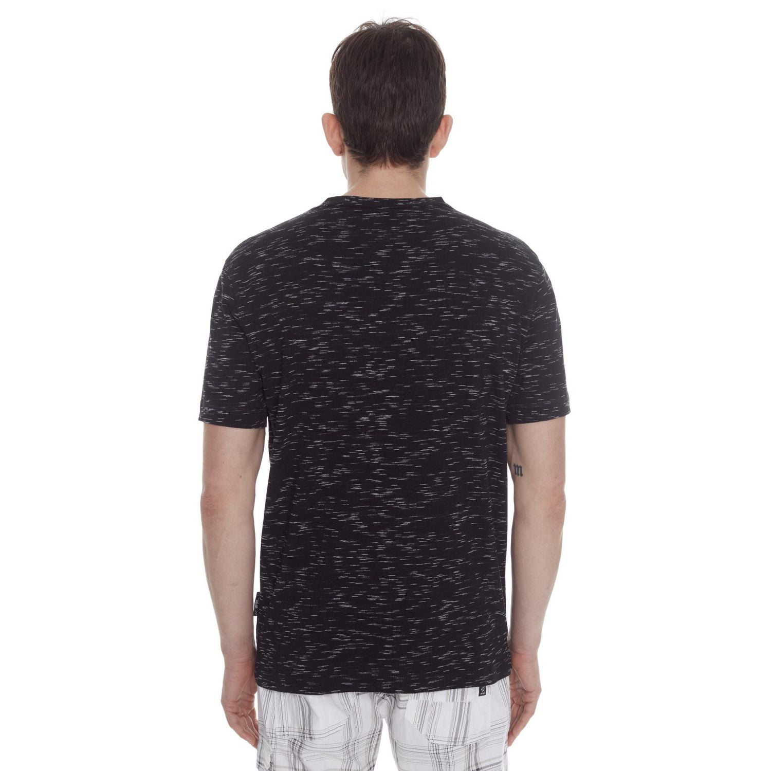 Dark Black Men's Short-Sleeve T-Shirt