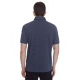 thumbnail image 3 of Dark Black Men's Short-Sleeve Graphic Polo with Pockets, 3 of 6