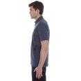 thumbnail image 4 of Dark Black Men's Short-Sleeve Graphic Polo with Pockets, 4 of 6