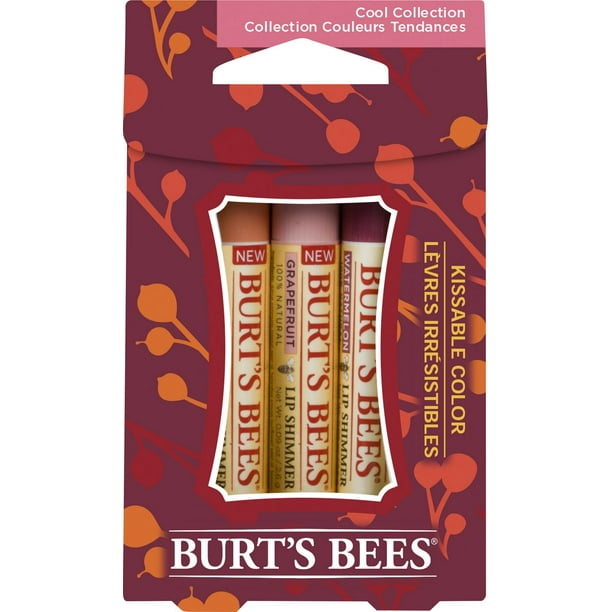 Burt's Bees® Lèvres irrésistibles Brillant à lèvres scintillant - collections de teintes froides