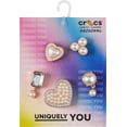 thumbnail image 3 of Crocs Pearly Hearts 5 Pack, 3 of 4