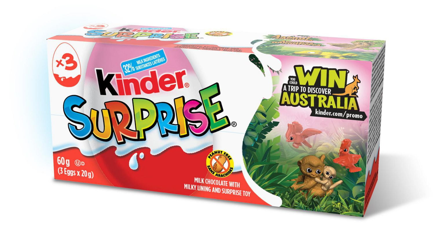 Ferrero Kinder Surprise Chocolate Pink Multi Pack Walmart Canada