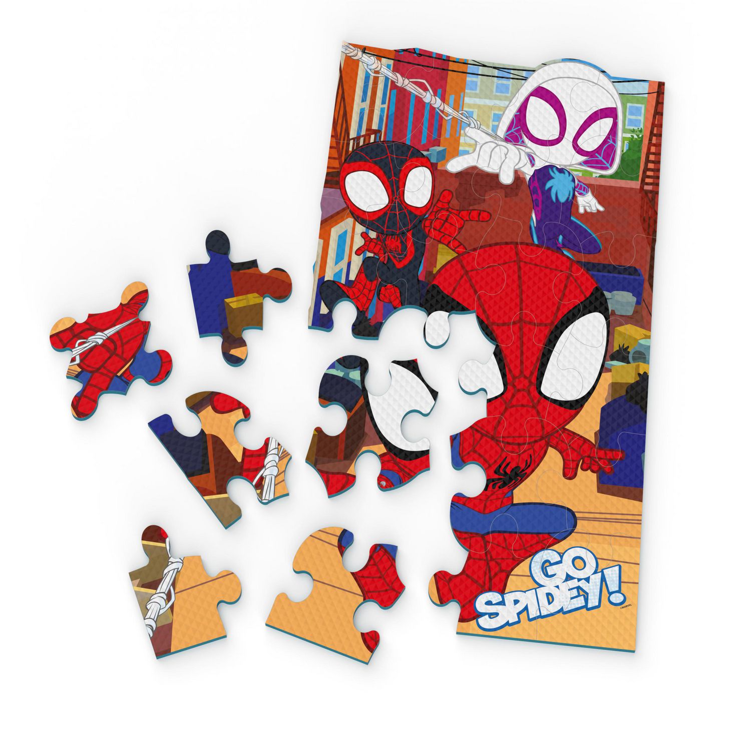 Puzzle Enfant Spidey Double face 24 Pièces 70 x 1,5 x 50 cm (6 Unités)