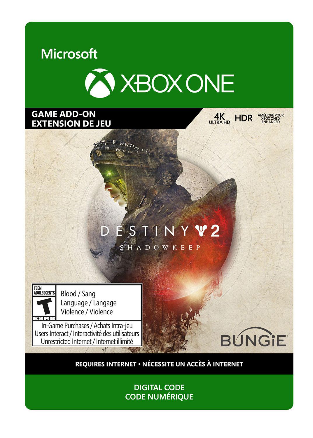 etnisch glans Pijnstiller Xbox One Destiny 2: Shadowkeep [Download] | Walmart Canada