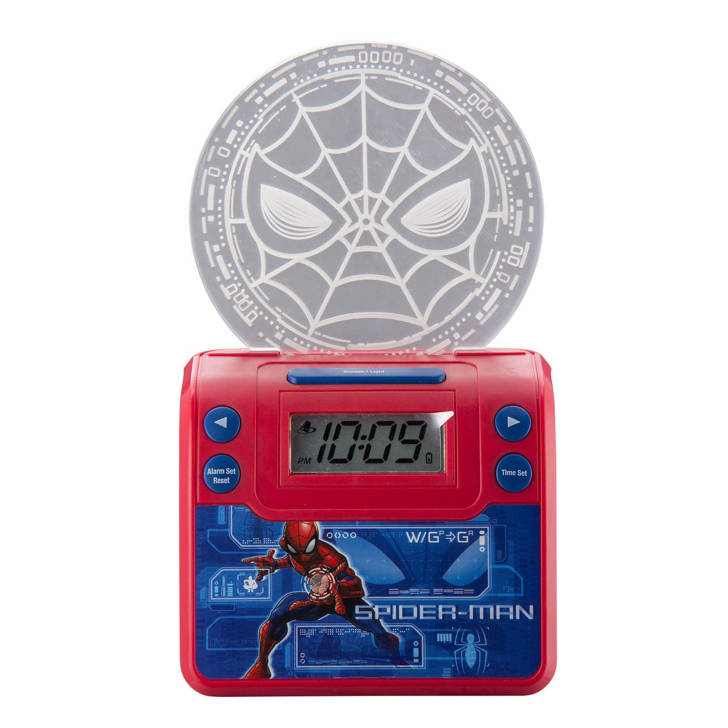 SpiderMan Nightlight Alarm Clock with USB Charging Port Walmart Canada