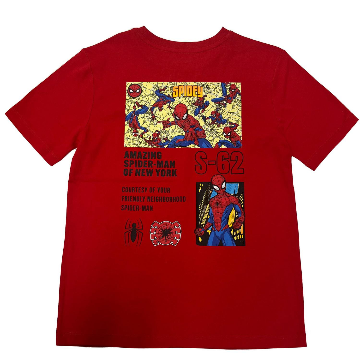 Marvel Garçons Crawling Man T-shirt à manches courtes