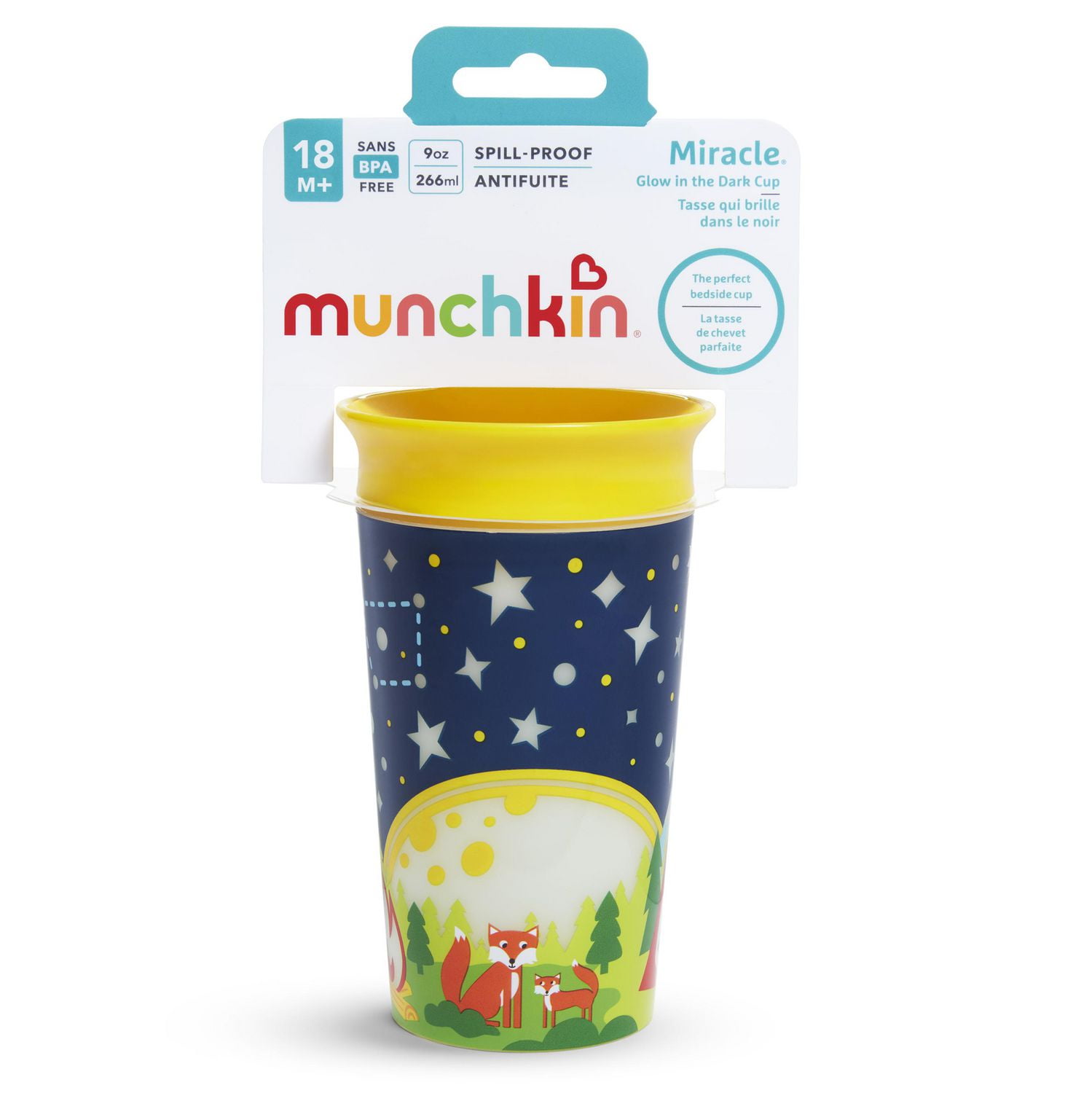 Munchkin Miracle®360° Glow in the Dark Sippy Cup, 9 Ounce