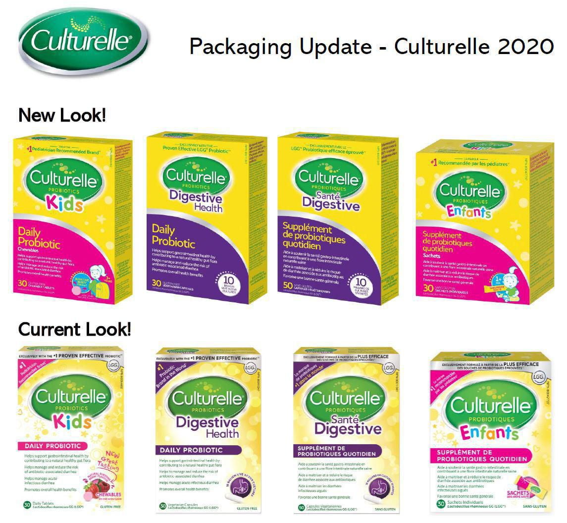 Culturelle Kids Daily Probiotic Chewables | Natural Bursting Berry Flavour | Help Support your Child's gastrointestinal health| 30 Count