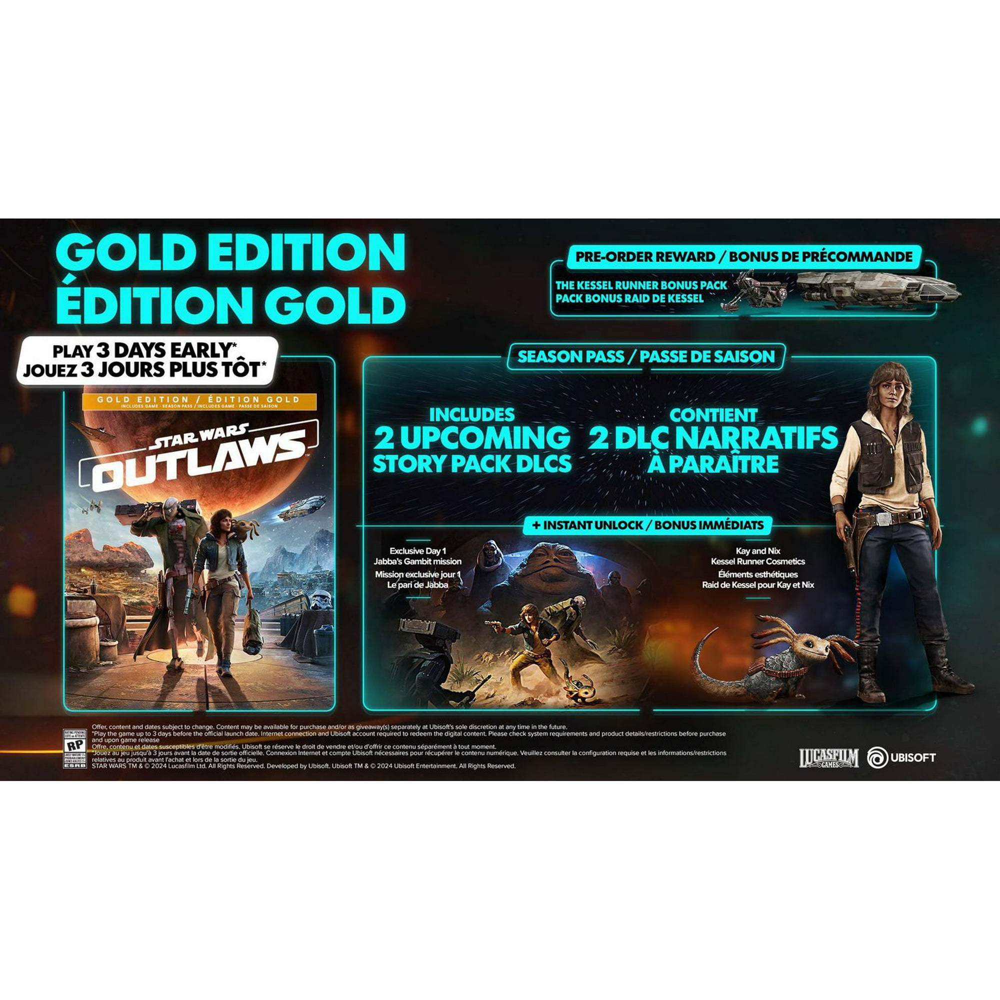 Star Wars Outlaws Gold Edition (Xbox Series X) - Walmart.ca