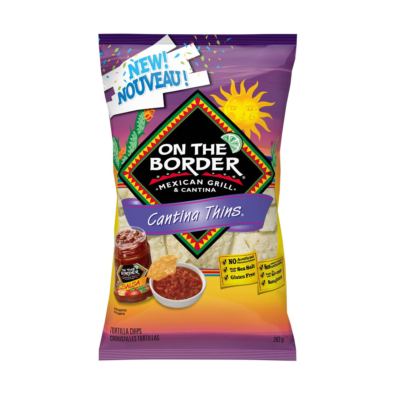 On The Border Cantina Thins Tortilla Chips Walmart Canada