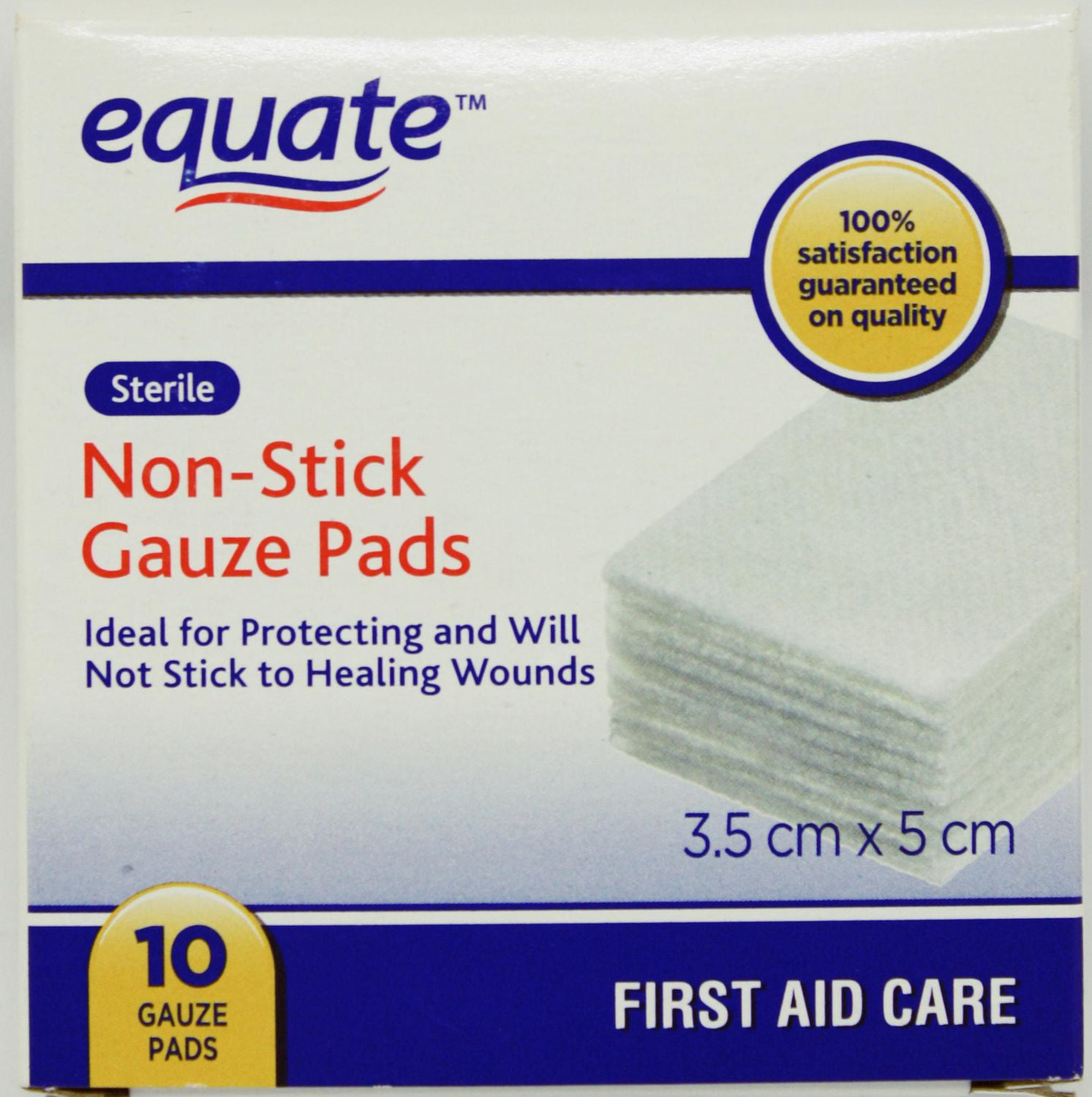 Equate NonStick Gauze Pads Walmart Canada