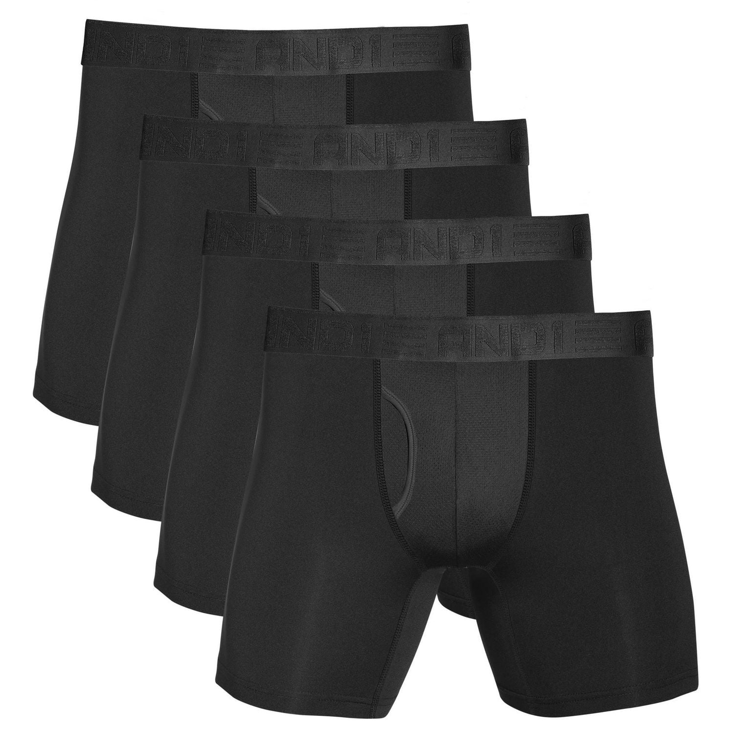 AND1 4 Pack Performance Boxer Briefs With Fly Pouch - Walmart.ca