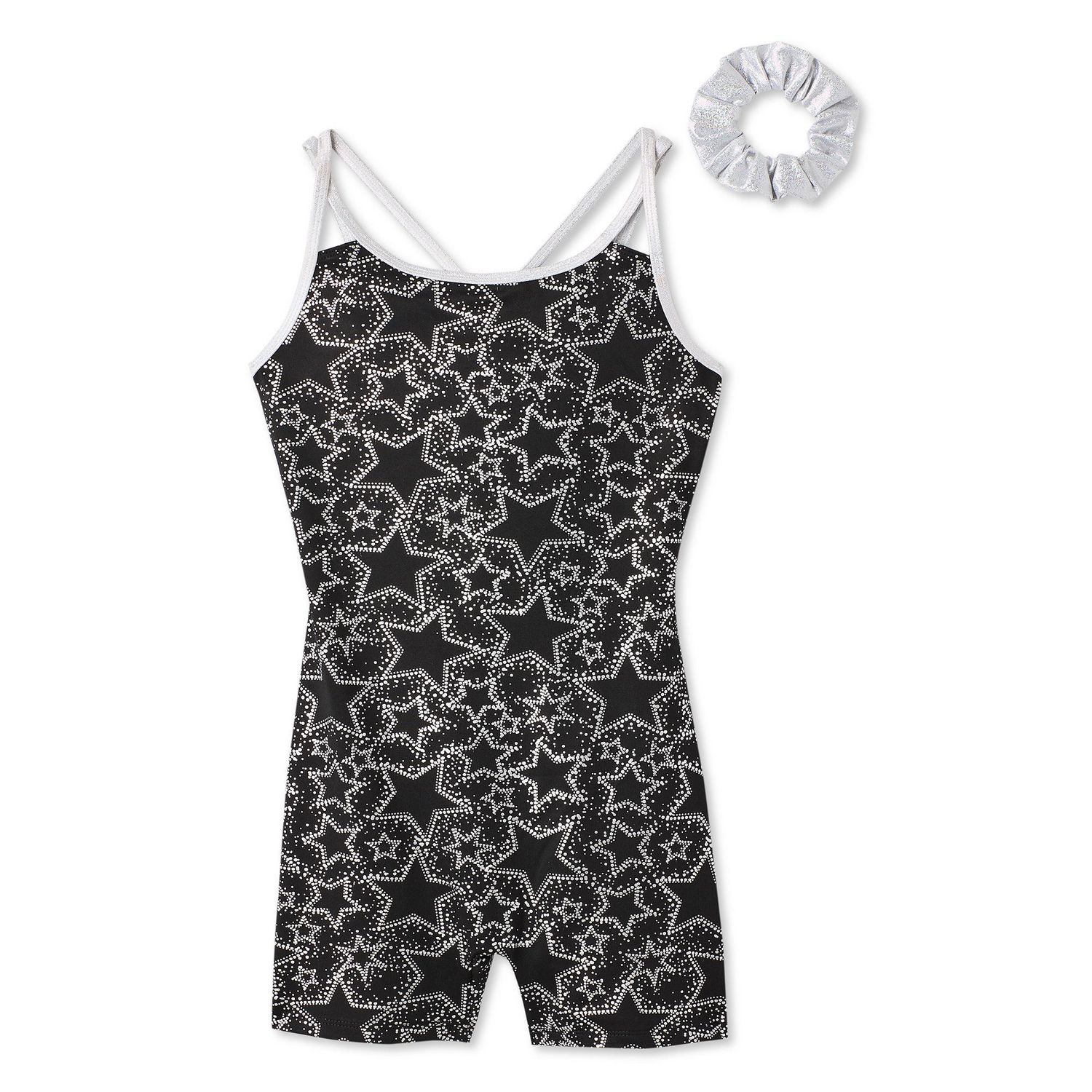 Ensemble 2 pièces avec combishort imprimé Justice pour filles