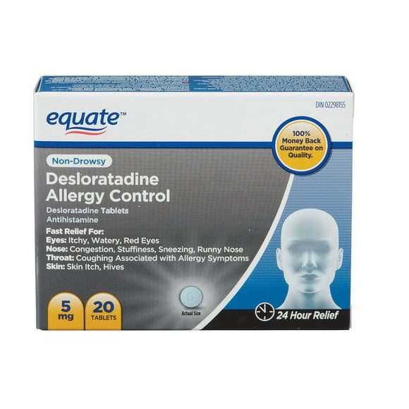 Equate Desloratadine Allergy Control Tablets
