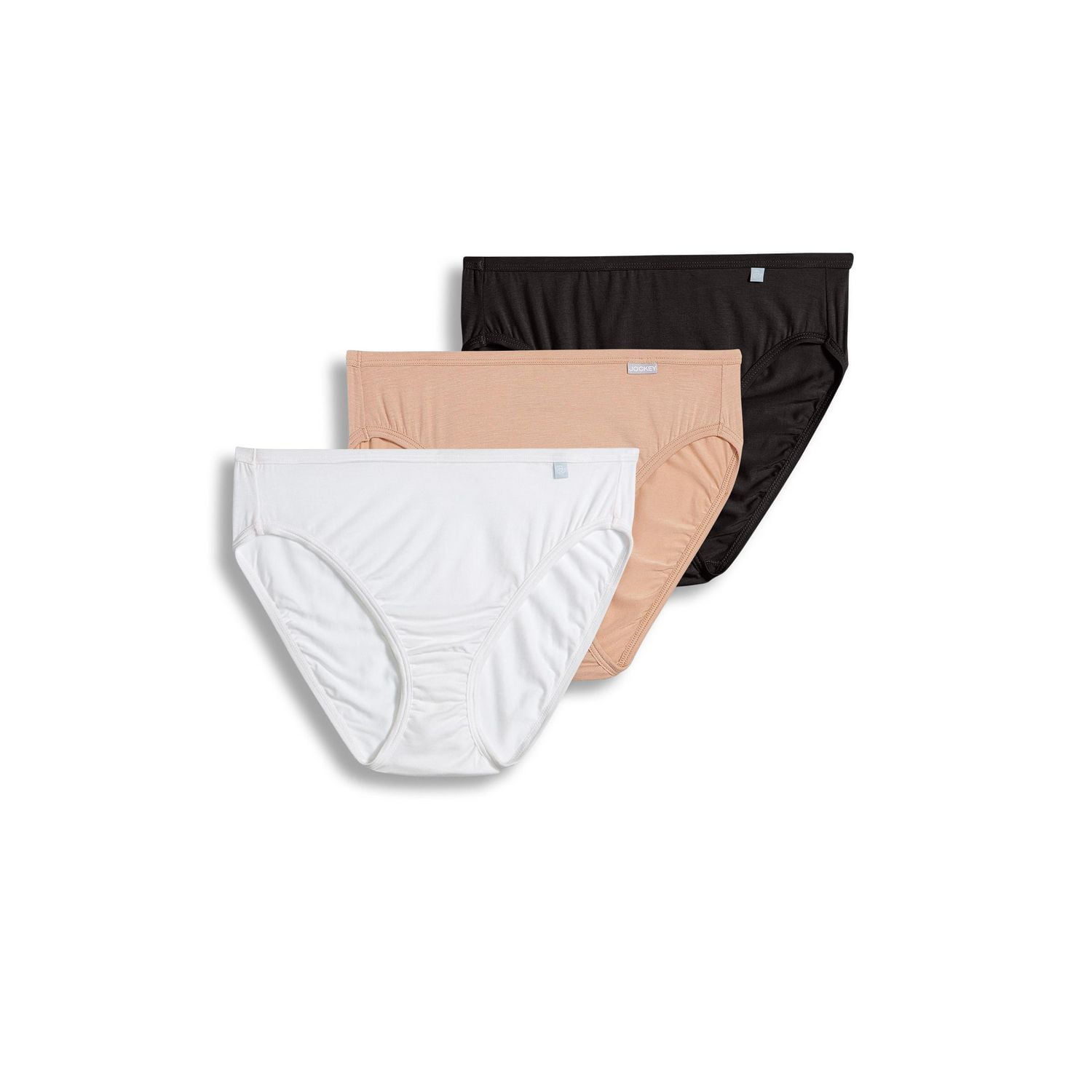 Jockey Essentials Women's Supersoft French Cut Panties - 3 pack