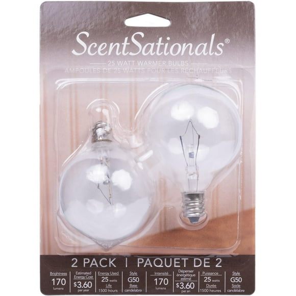 ScentSationals - 25 Watt Full Size Warmer Bulb, 25W Bulbs