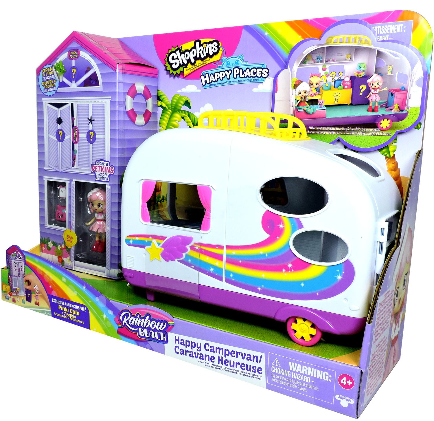 Happy places best sale shopkins campervan playset