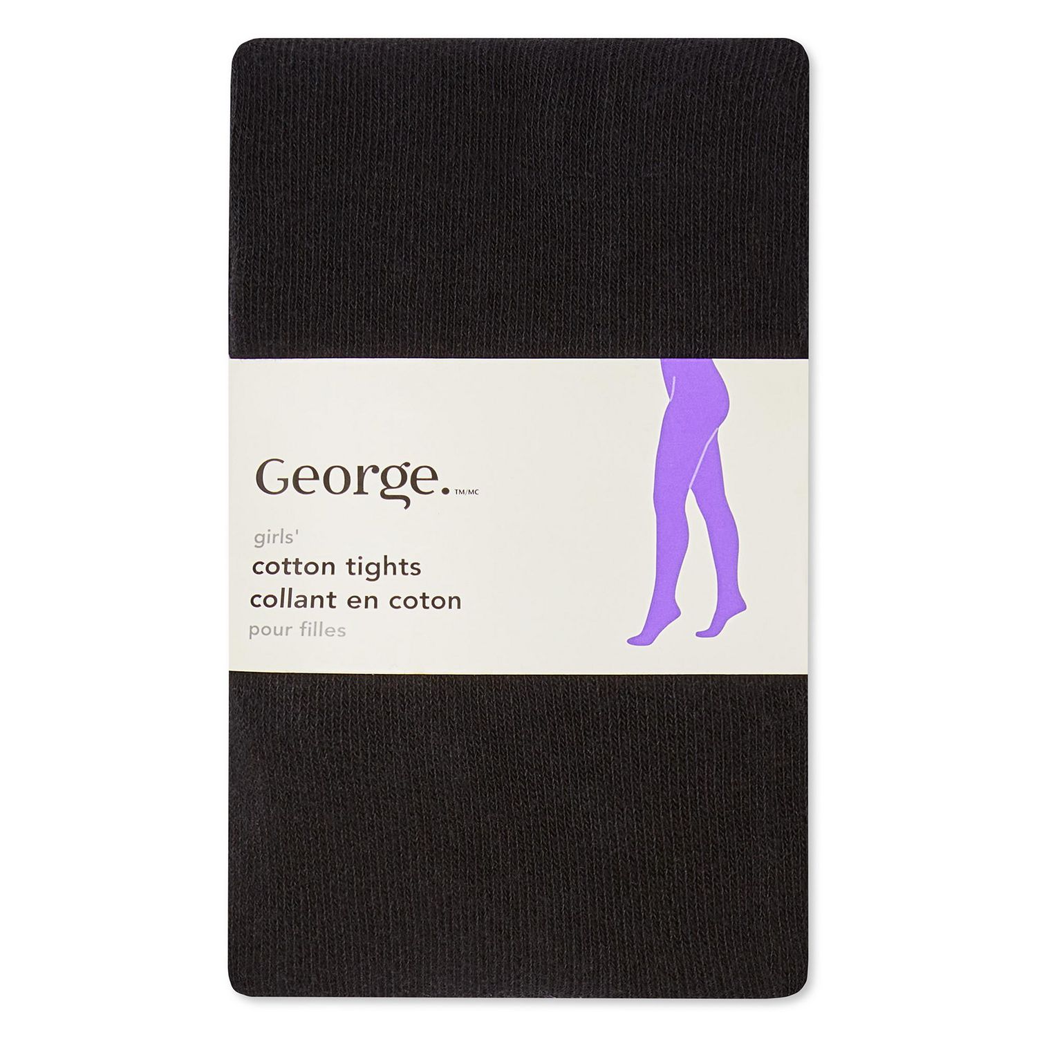 George Infant Girls Microfibre Tights 2pk
