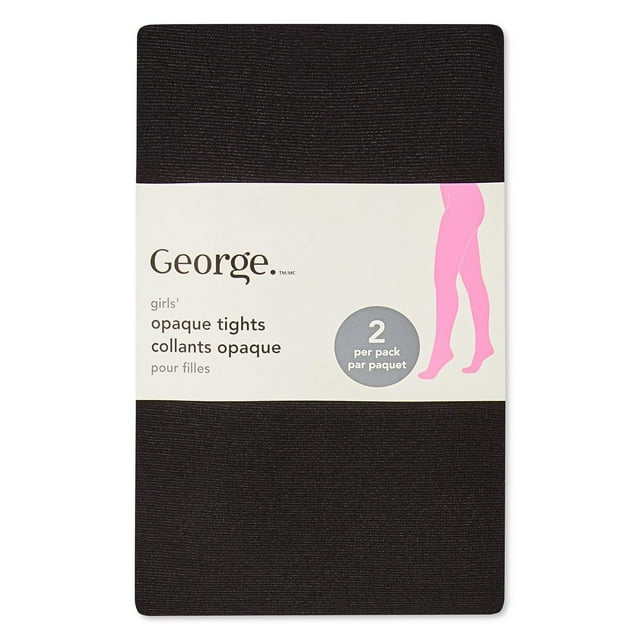 Lot de 2 collants opaques George pour filles