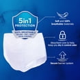 thumbnail image 2 of TENA Incontinence Underwear for Women, Postpartum and Bladder Control, Unisex, Ultimate Absorbency, Large, 26 Count, 2 of 6