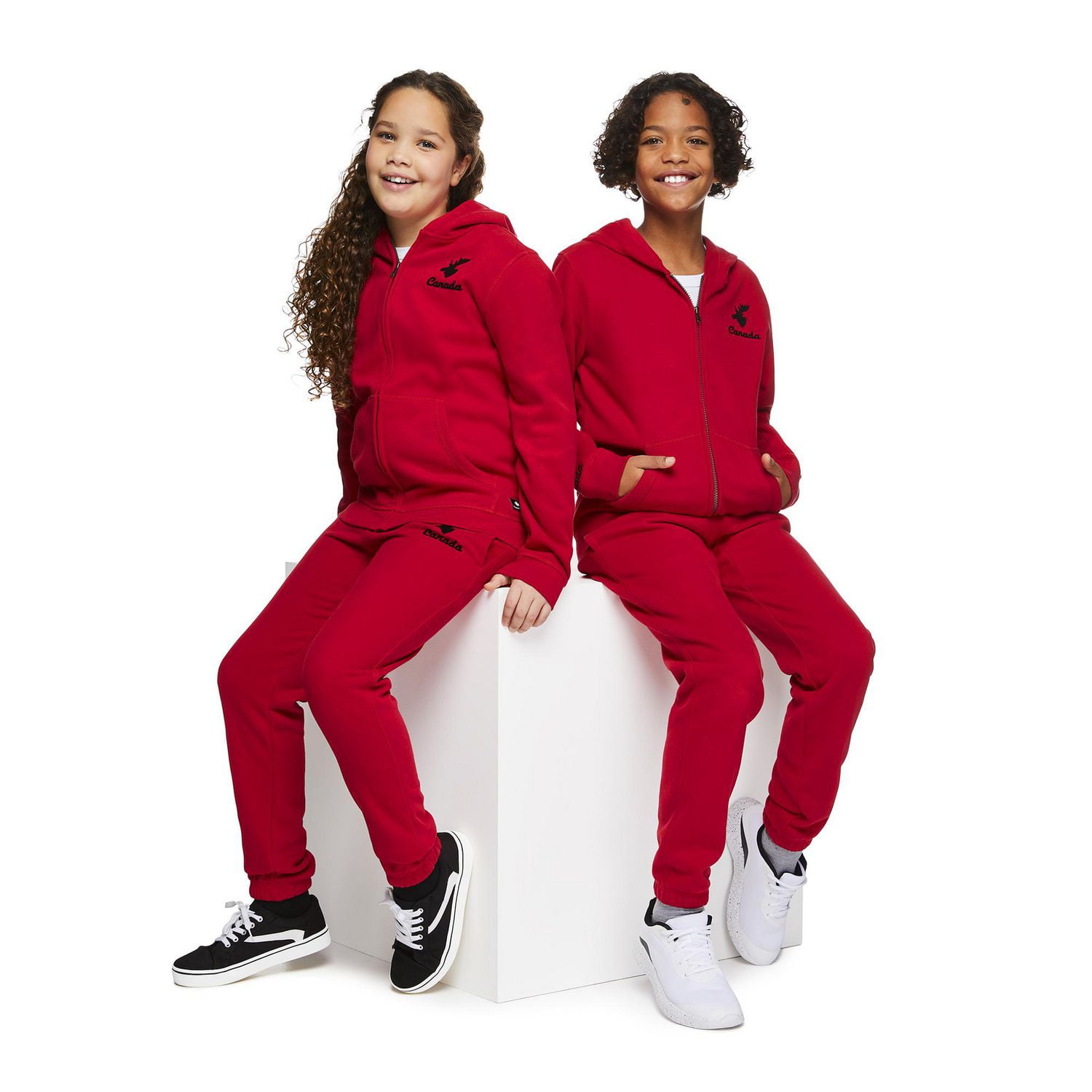 Canadiana Kids' Gender Inclusive Full-Zip Hoodie, Sizes XS-XL 