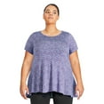 thumbnail image 1 of George Plus Women's Princess Seam Tee, 1 of 6