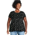 thumbnail image 1 of George Plus Women's Princess Seam Tee, 1 of 6
