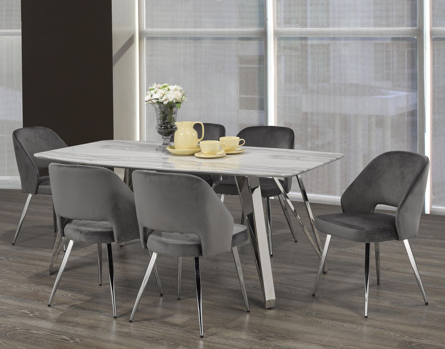 caspian folding dining table