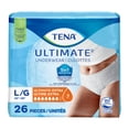 thumbnail image 1 of TENA Incontinence Underwear for Women, Postpartum and Bladder Control, Unisex, Ultimate Absorbency, Large, 26 Count, 1 of 6