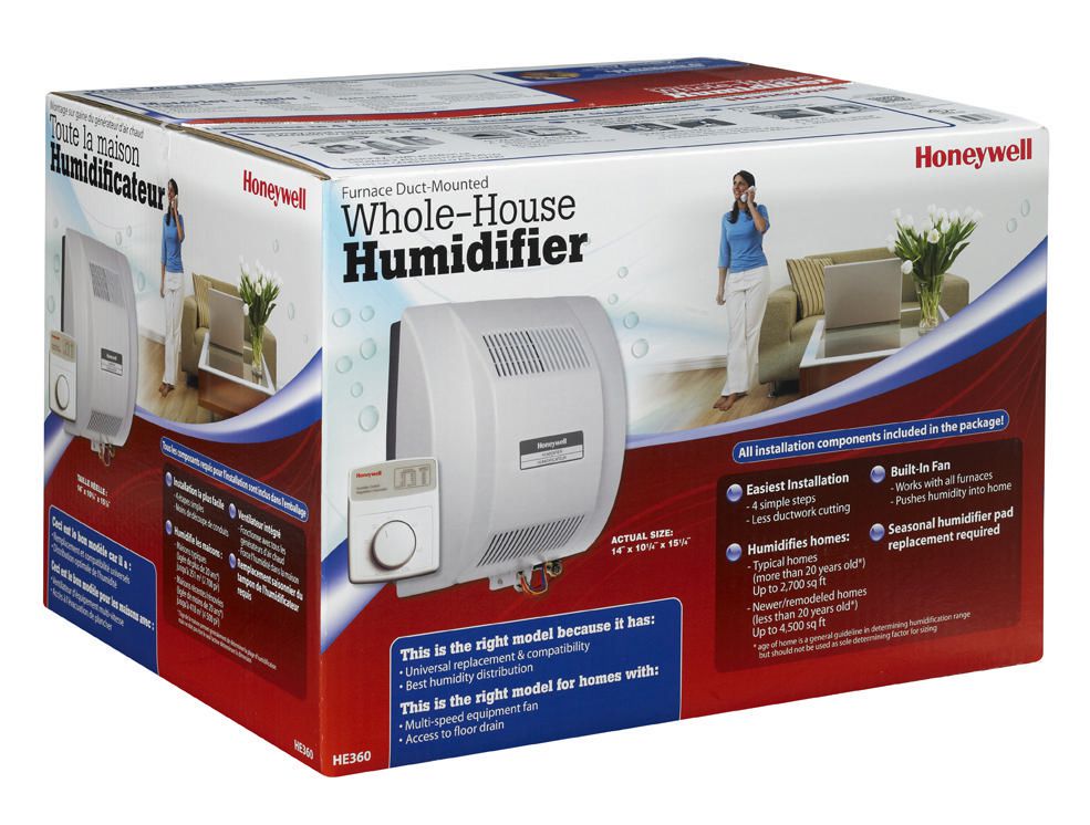 honeywell whole house humidifier