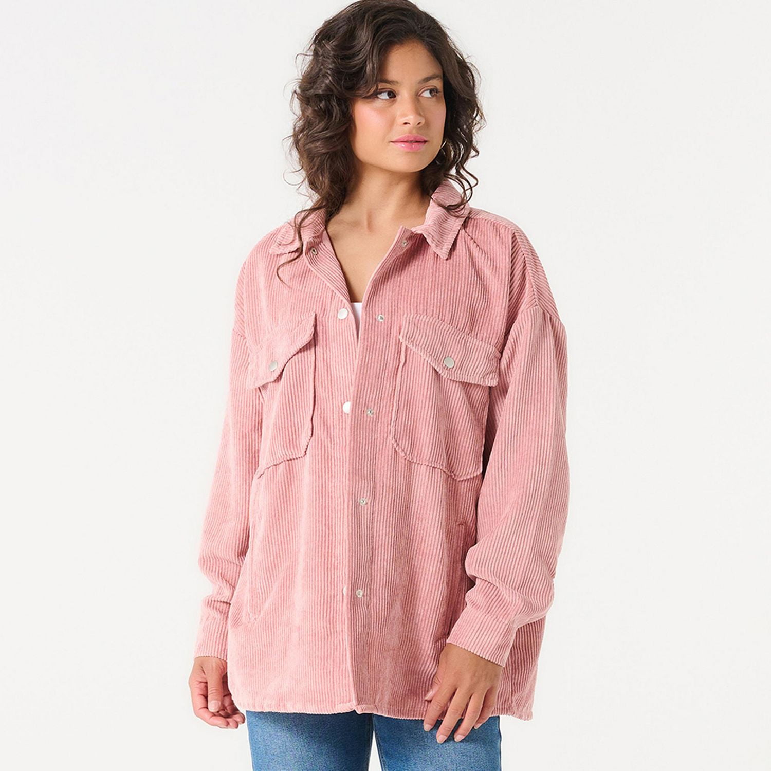  Womens Corduroy Pink Jacket Aritzia Dupes Shacket