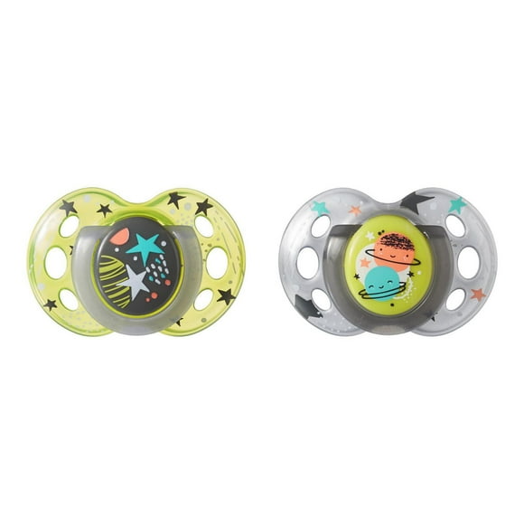 Sucette nocturne Closer to Nature de Tommee Tippee, 18-36m (les couleurs peuvent varier)