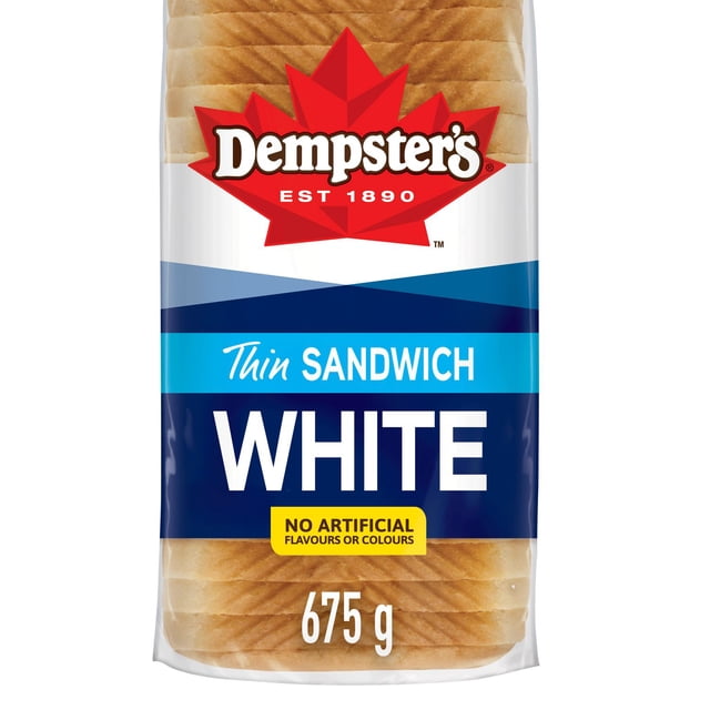 Dempster’s® White Thin Sandwich Sliced Bread