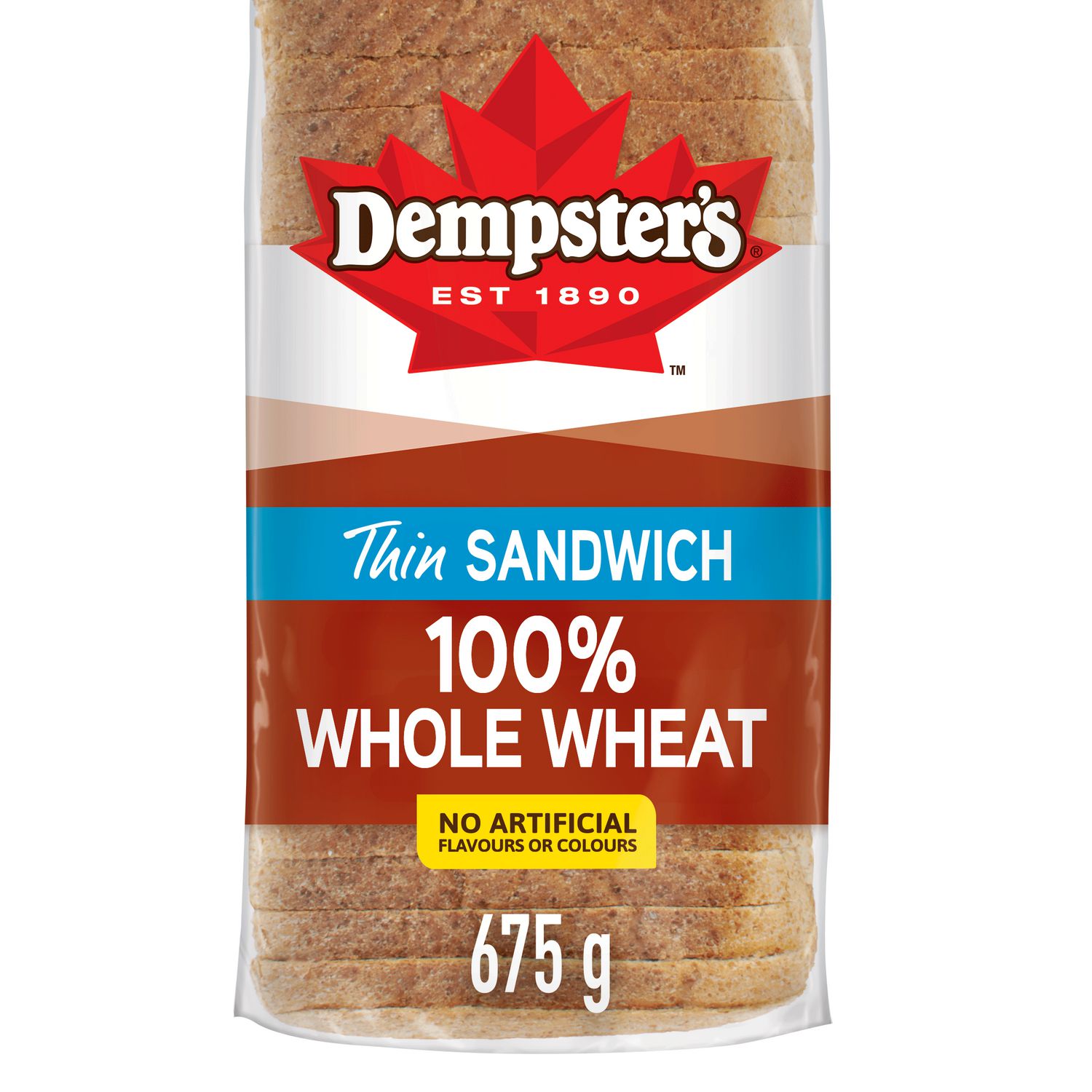Pain à sandwich à 100 % de blé entier tranché mince Dempster’s®