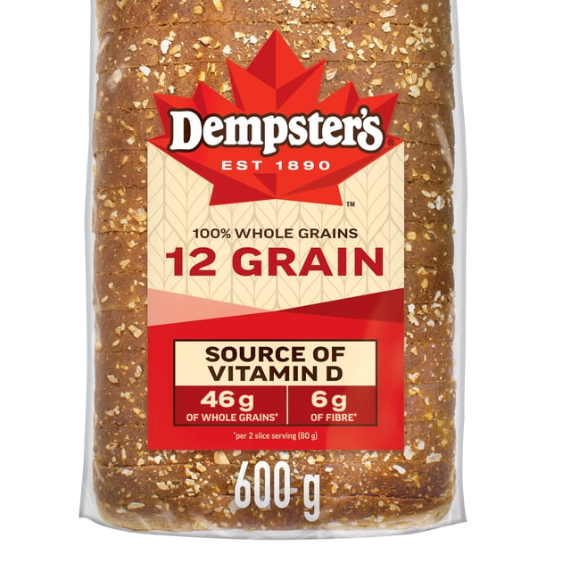 Dempster’s® 100% Whole Grains 12 Grain Sliced Bread