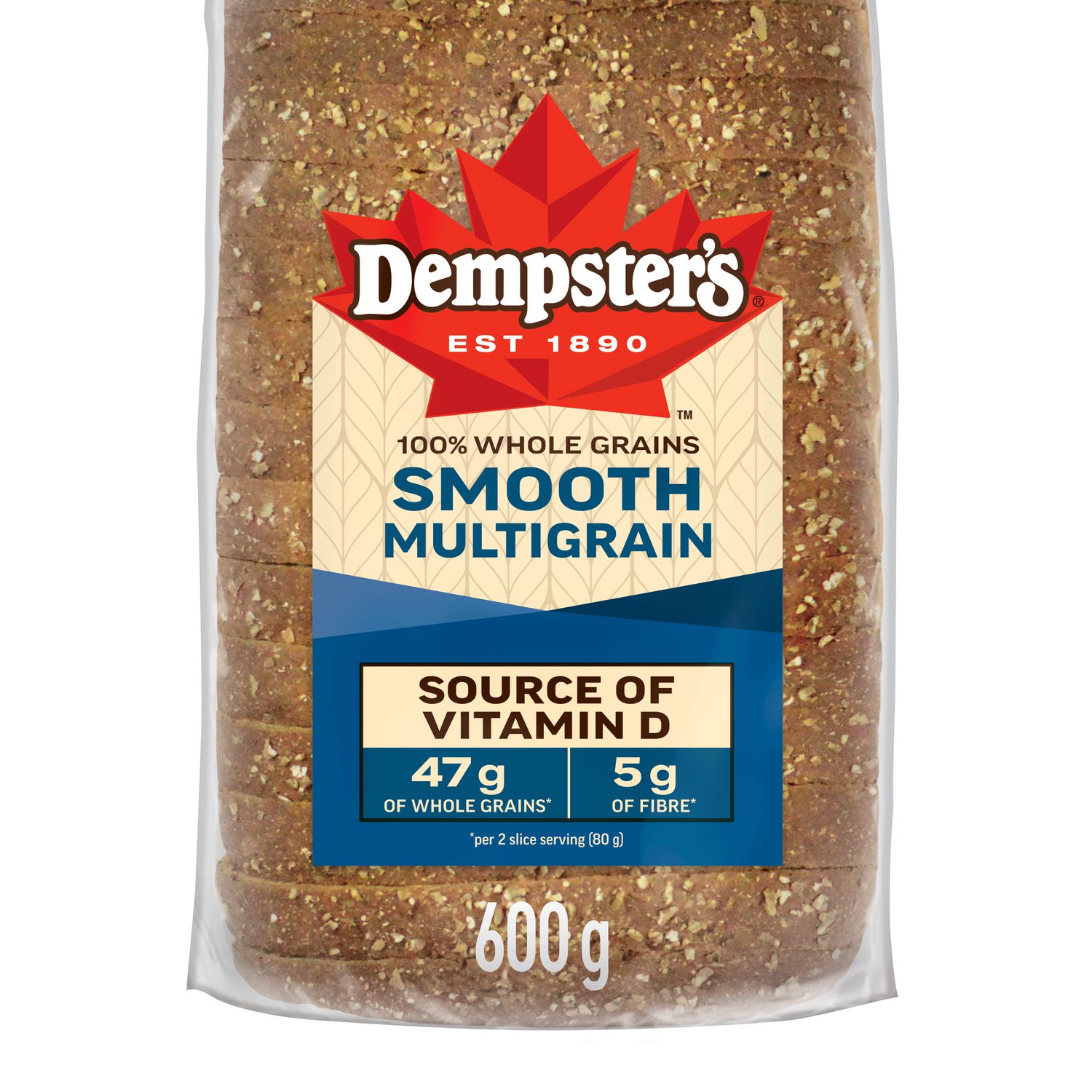 Dempster’s® 100% Whole Grains Smooth Multigrain Sliced Bread