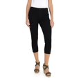 thumbnail image 1 of Jordache Women's High Rise Pull on Capri, 1 of 3