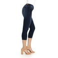 thumbnail image 2 of Jordache Women's High Rise Pull on Capri, 2 of 3