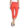 thumbnail image 3 of Jordache Women's High Rise Pull on Capri, 3 of 3