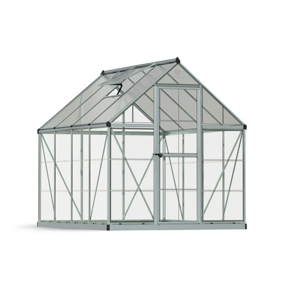 CANOPIA by PALRAM Hybrid 6 ft. x 8 ft. Greenhouse Kit - Silver