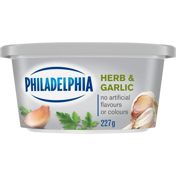 Fromage à la crème Philadelphia Herbes et ail 227g