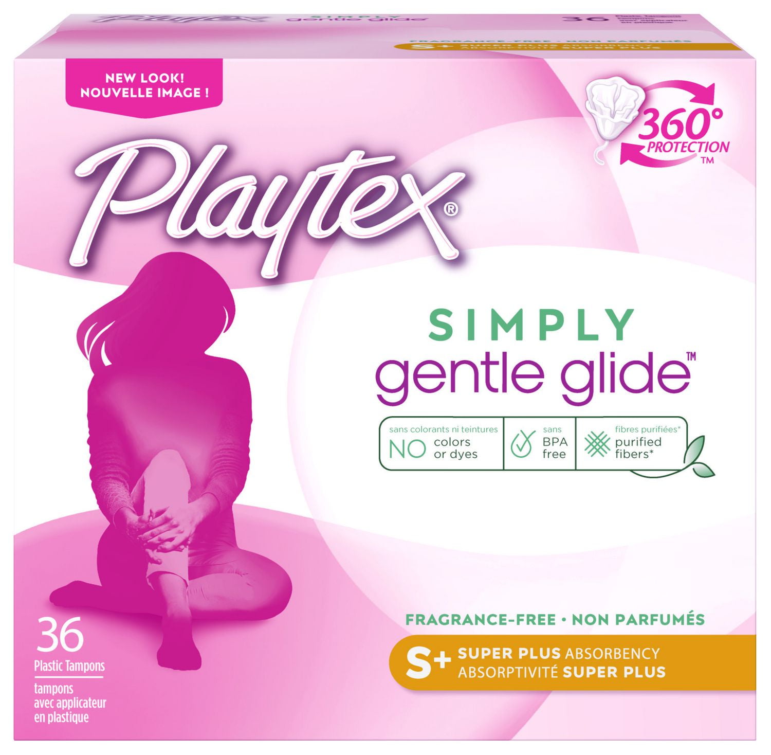 Playtex® Gentle Glide® Super plus Unscented Tampons 36 Count Walmart