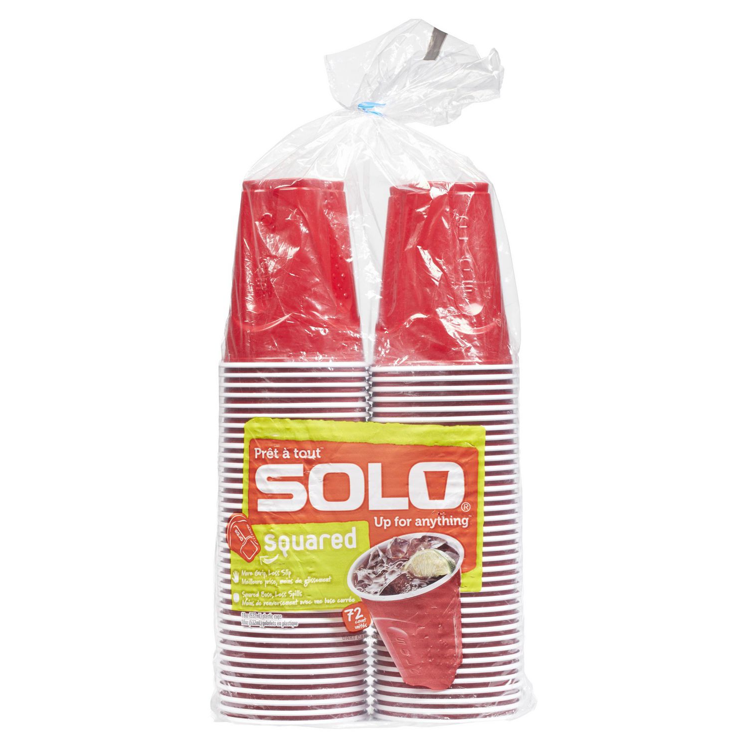 Solo Squared Cups, 18 Oz, Red, 60 Count : : Health & Personal Care