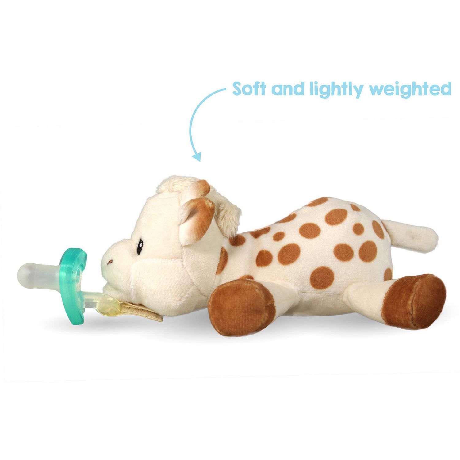 RaZbaby - RaZbuddy Porte-Paci Sophie La Girafe - Sucette pour bébé avec  peluche détachable - Lavable en machine