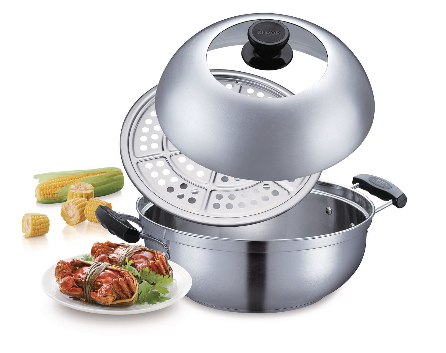 Supor Stainless Steel 26 cm MultiPurpose Pot Walmart Canada