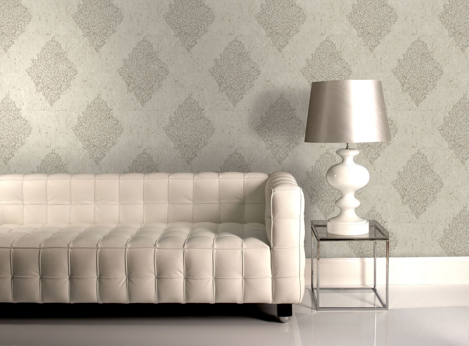 Graham & Brown Cork Medallion Cream Wallpaper Walmart Canada