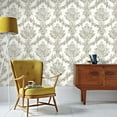 thumbnail image 1 of Graham & Brown Opal Damask Gold Wallpaper, 1 of 3