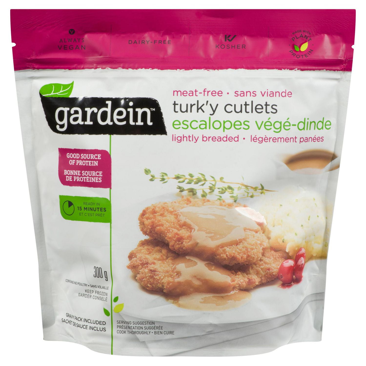 Gardein Meat Free Turk'y Cutlets Walmart Canada